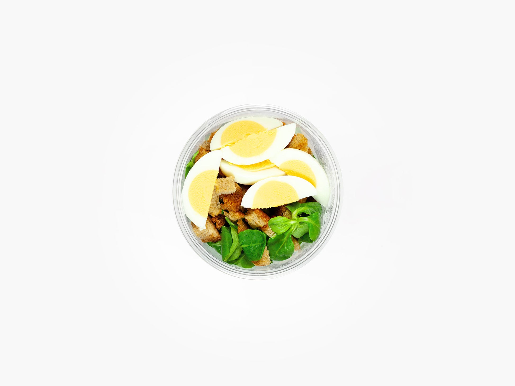 Nüsslisalat mit Ei und Croutons | earlybird food