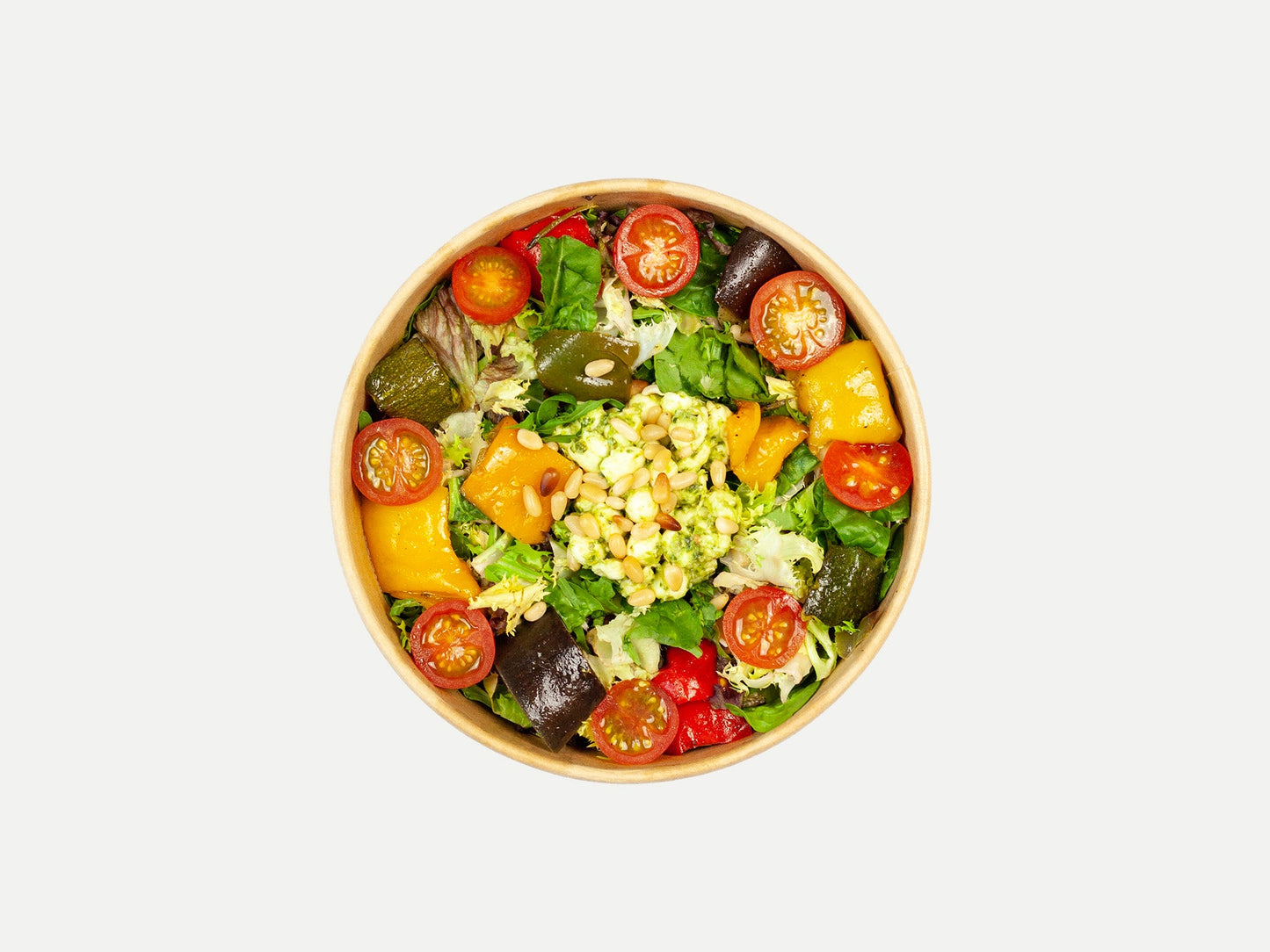 Earlybird Food AG | Salat mit Mozzarella & Grillgemüse